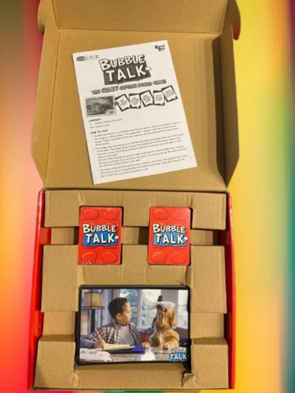 Bubble Talk Board Game Learning Autism